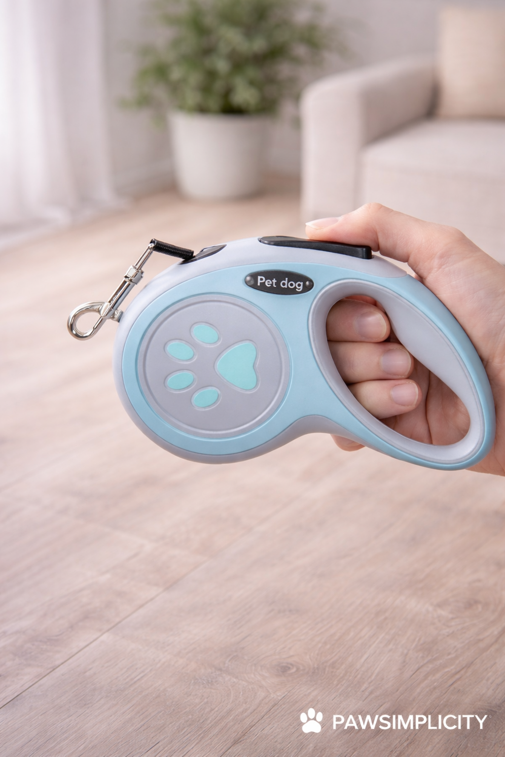 Laisse rétractable ergonomique pour chien & chat