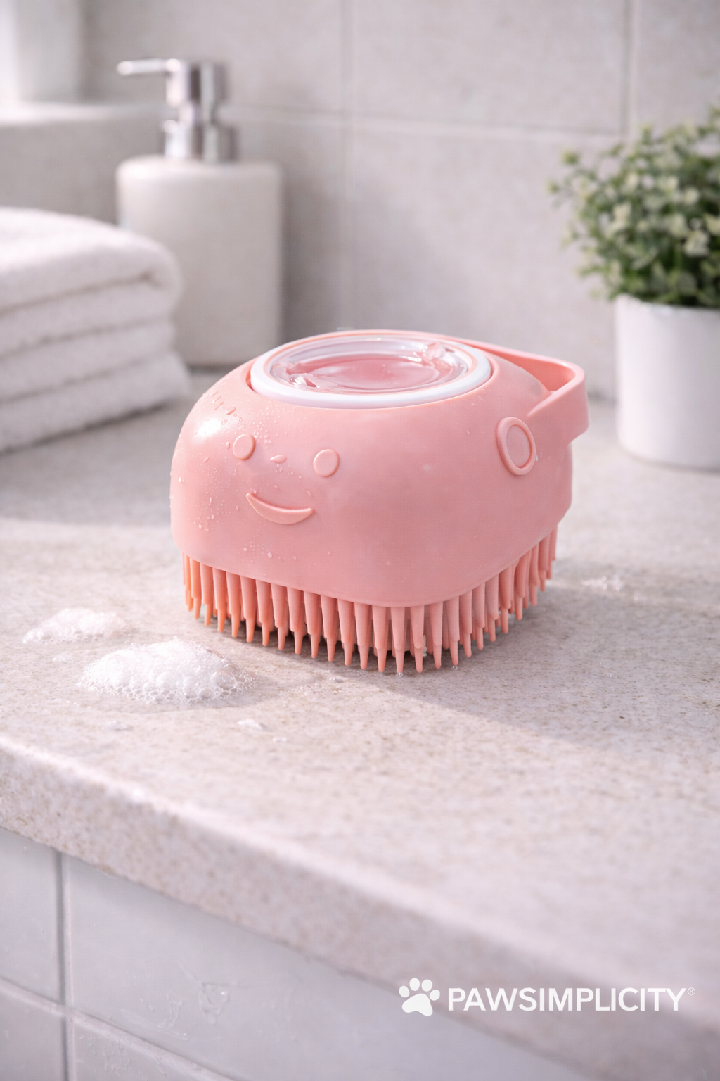 Brosse de bain massante  – Chien & Chat