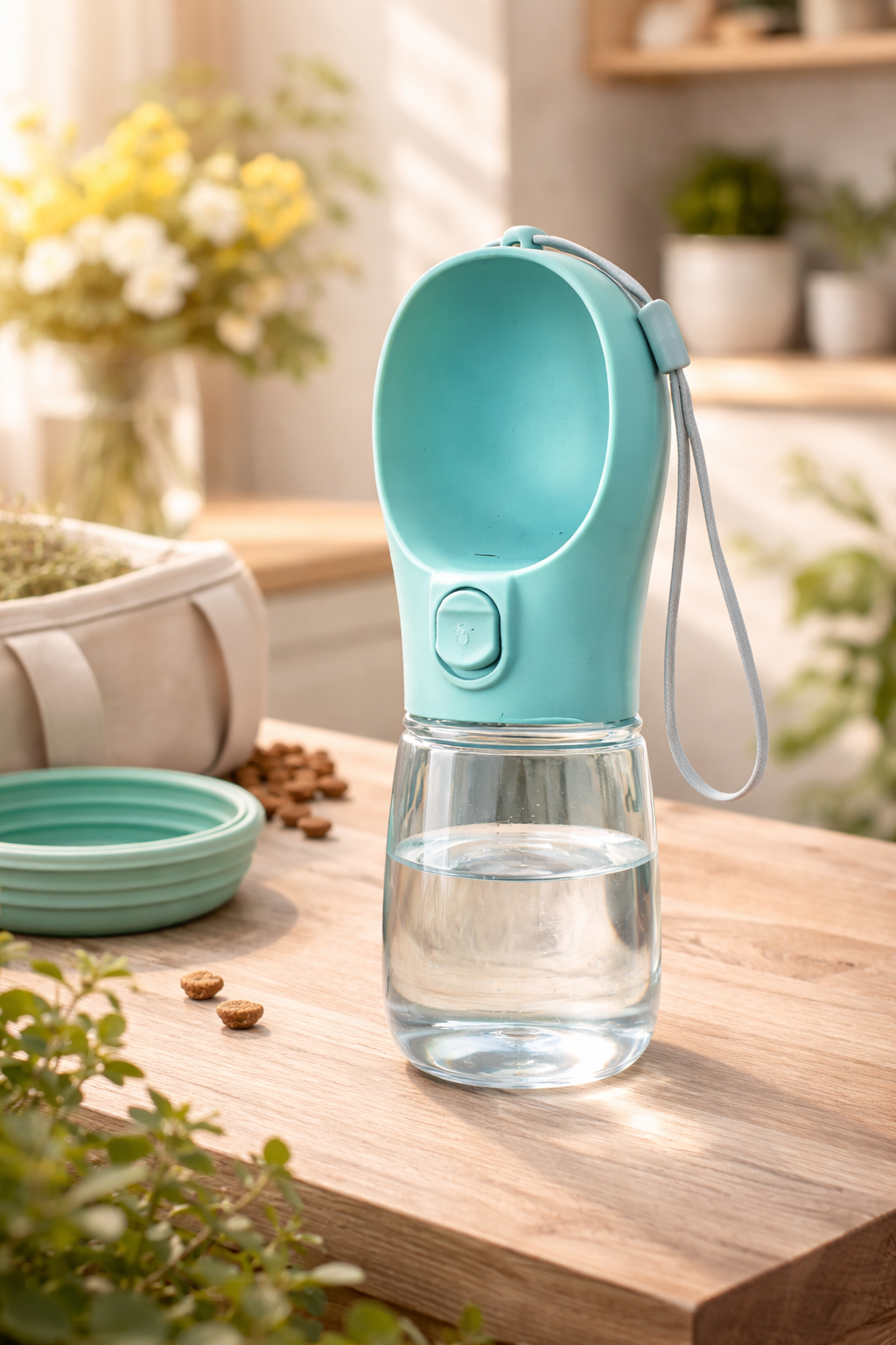 👉 Gourde d’eau portable pour chien –  (300–550 ml)