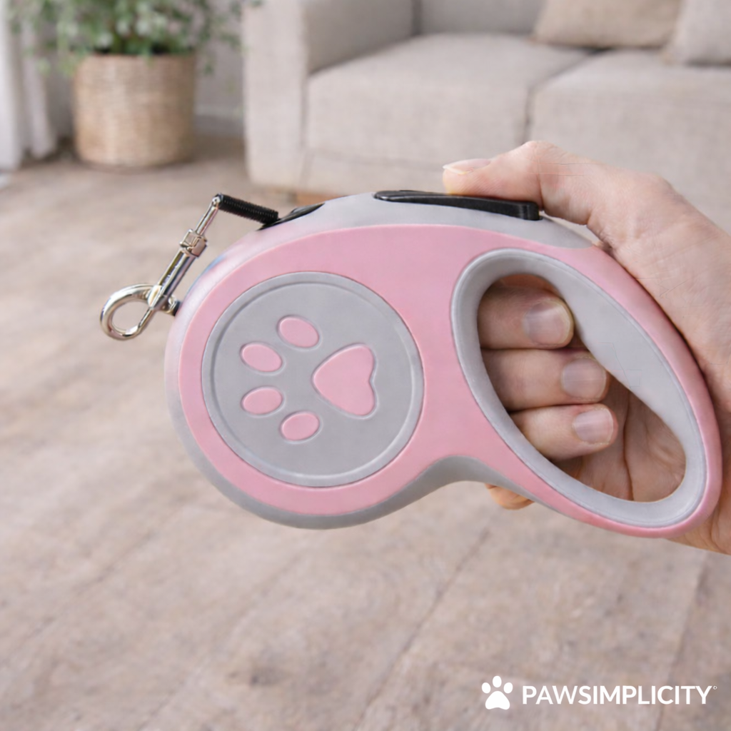 Laisse rétractable ergonomique pour chien & chat