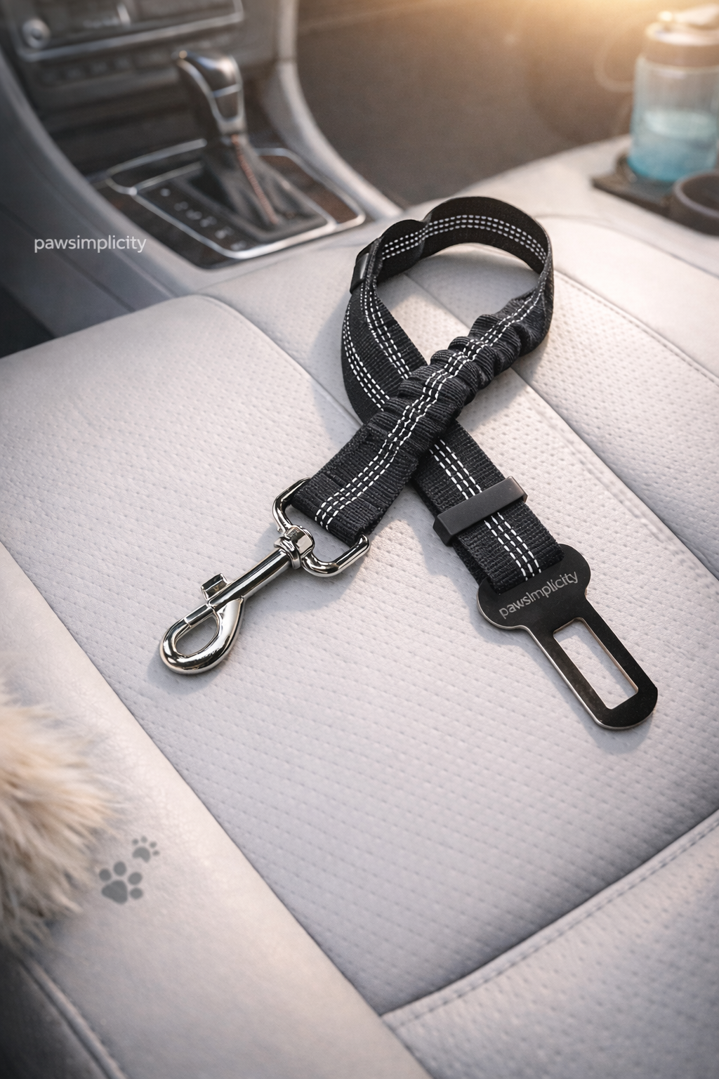 Ceinture de Sécurité Auto Ajustable – Chien & Chat