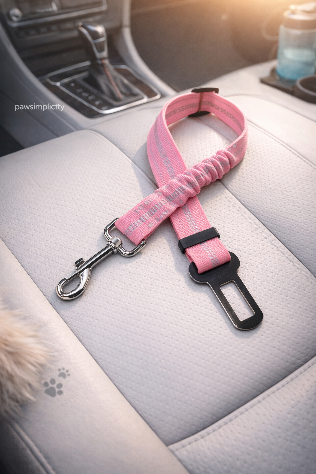 Ceinture de Sécurité Auto Ajustable – Chien & Chat