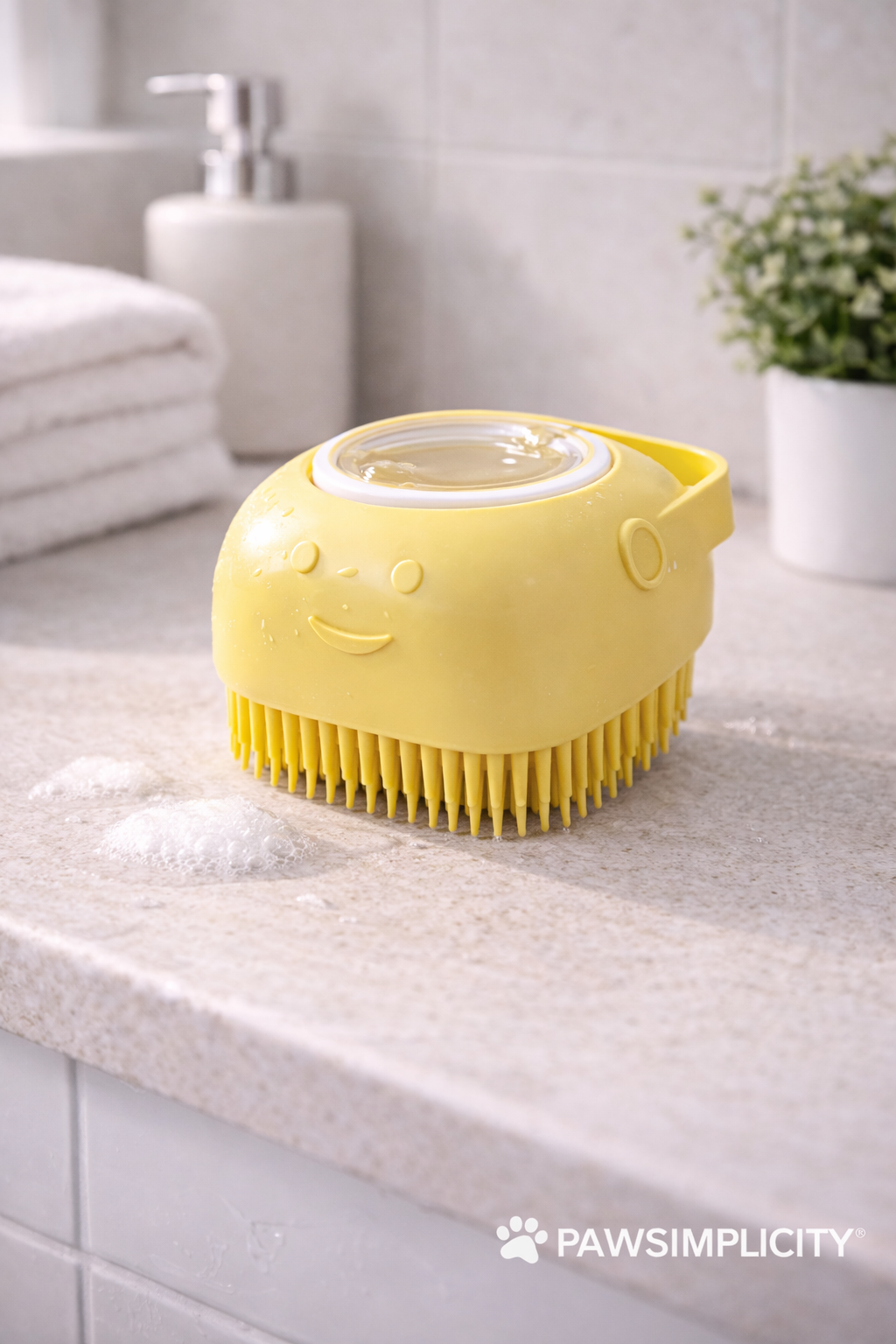 Brosse de bain massante  – Chien & Chat