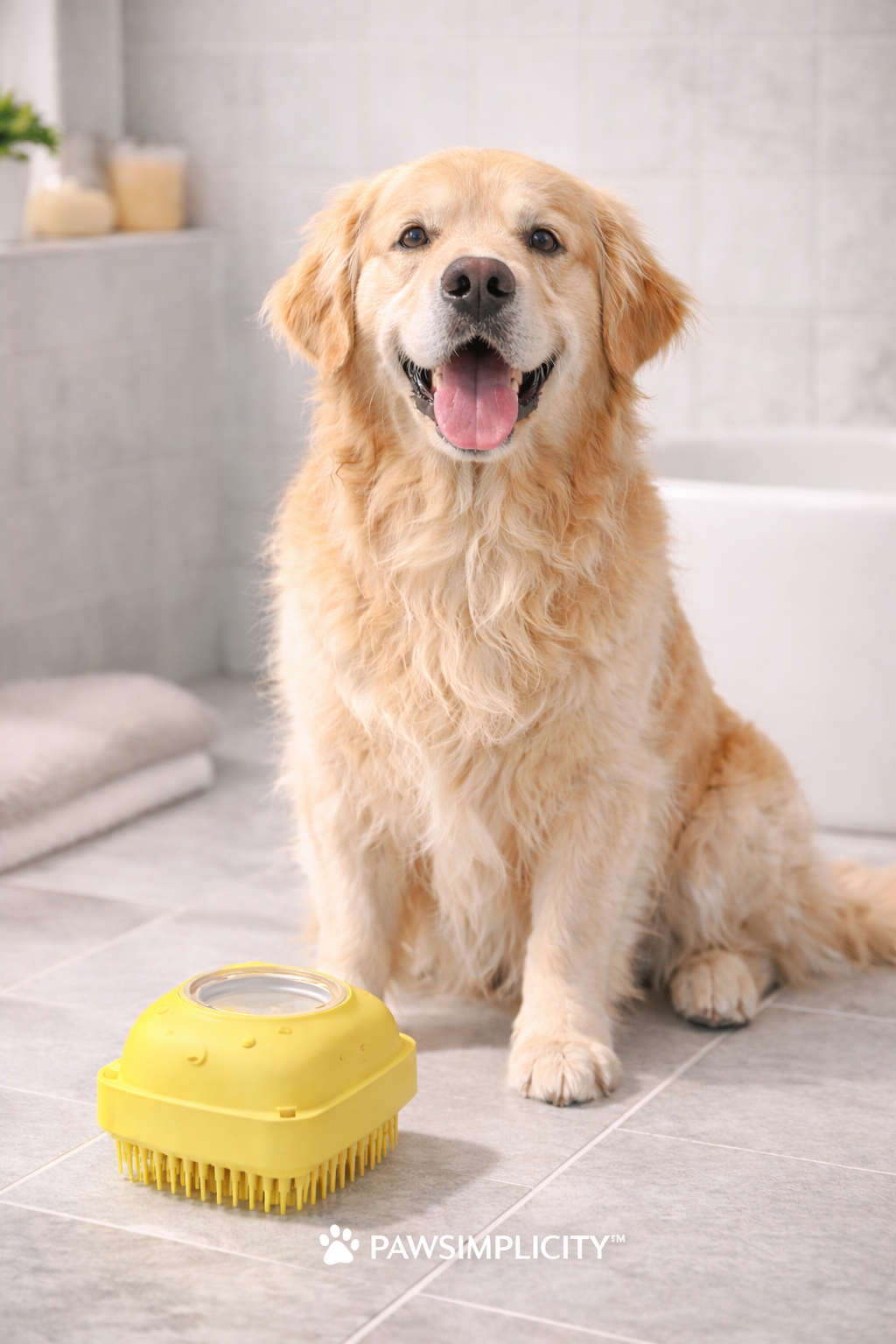 Brosse de bain massante  – Chien & Chat