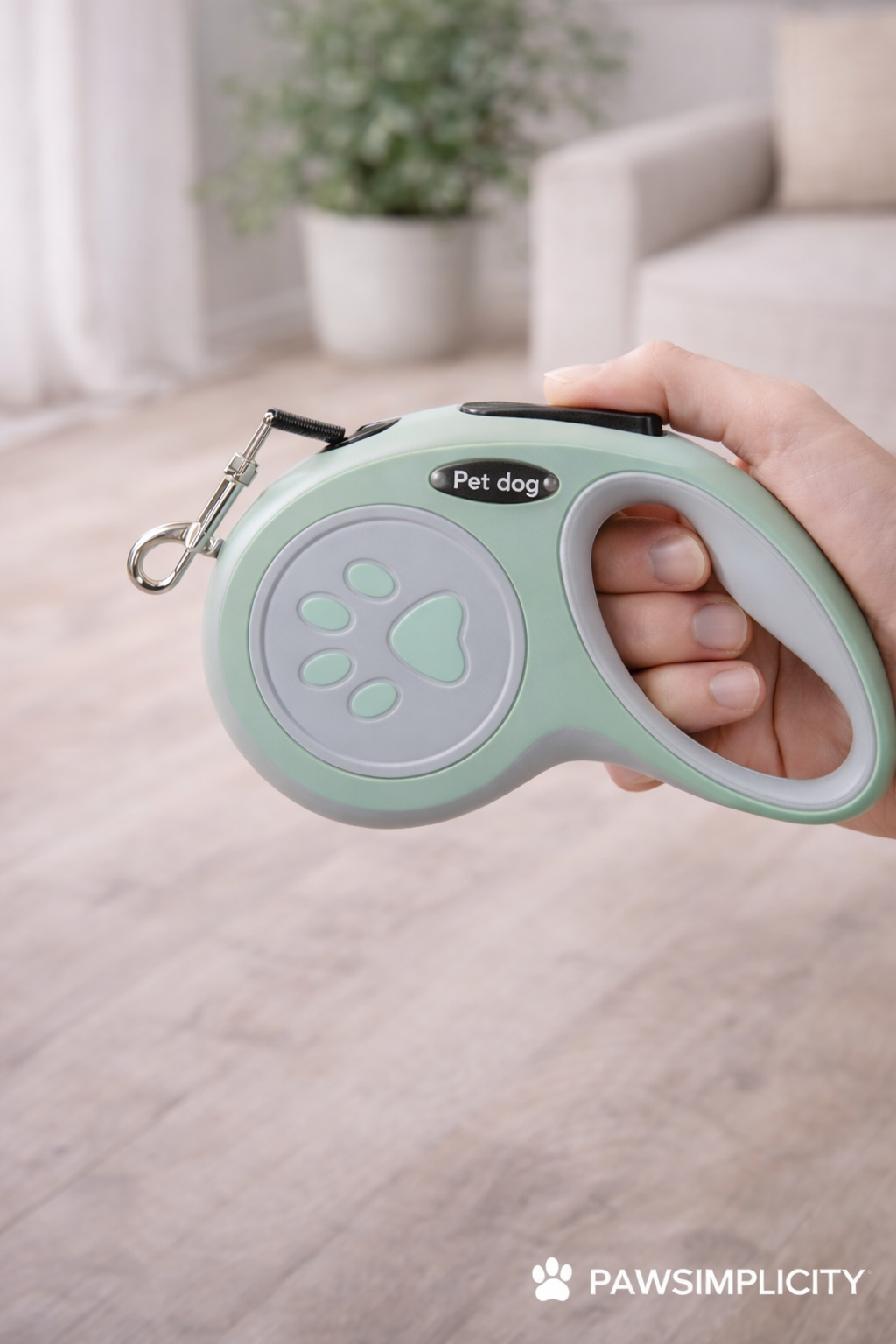 Laisse rétractable ergonomique pour chien & chat