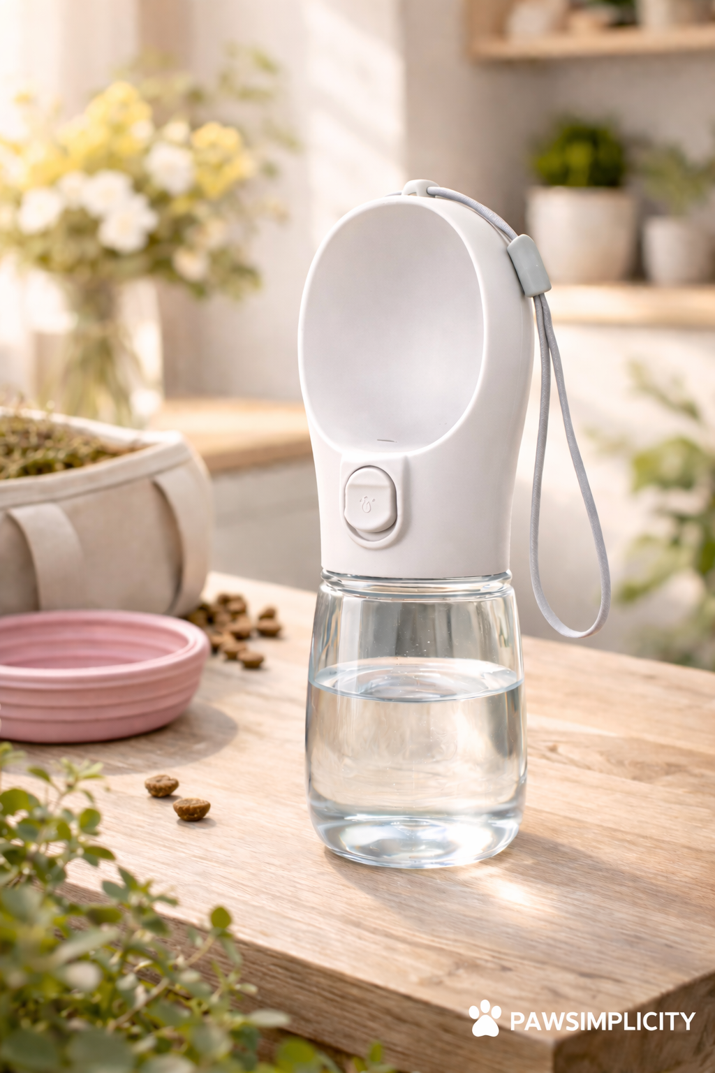 👉 Gourde d’eau portable pour chien –  (300–550 ml)