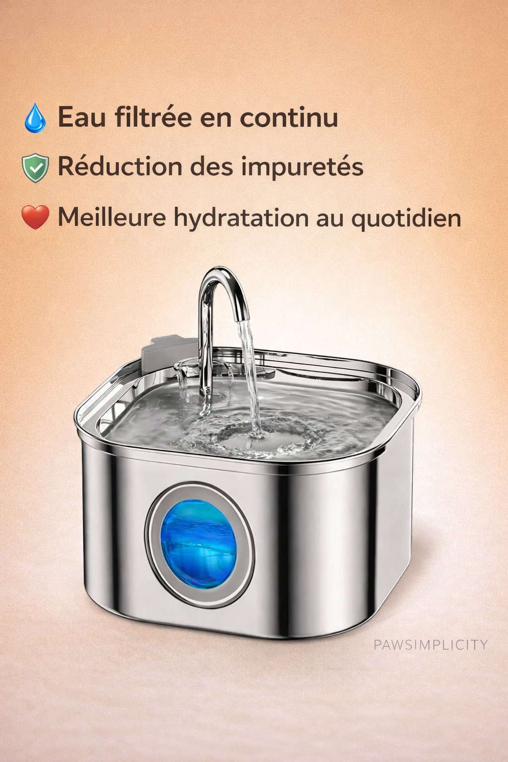 Fontaine à eau intelligente pour chien & chat